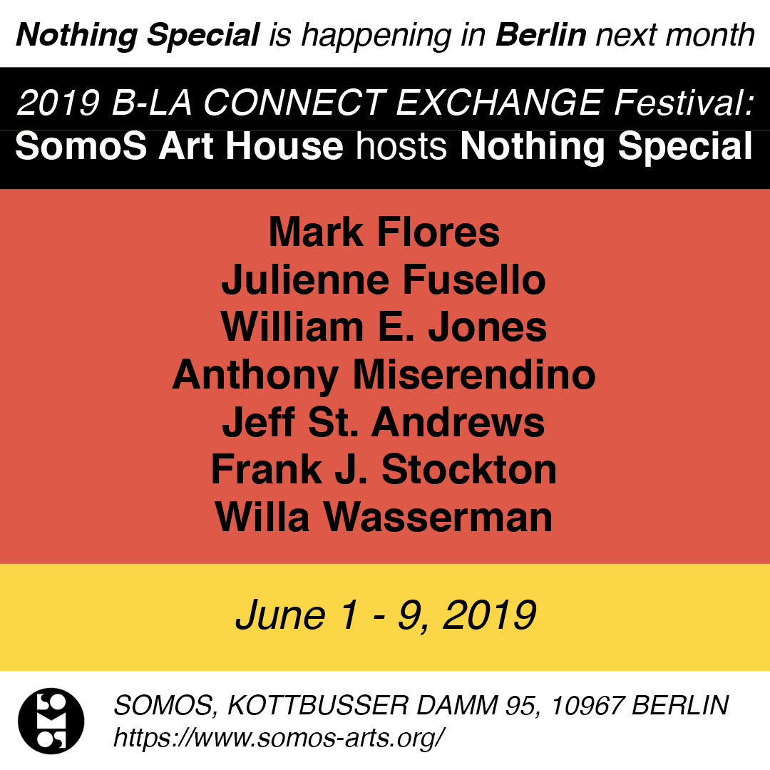 Poster for SomoS Art House hosts Nothing Special
